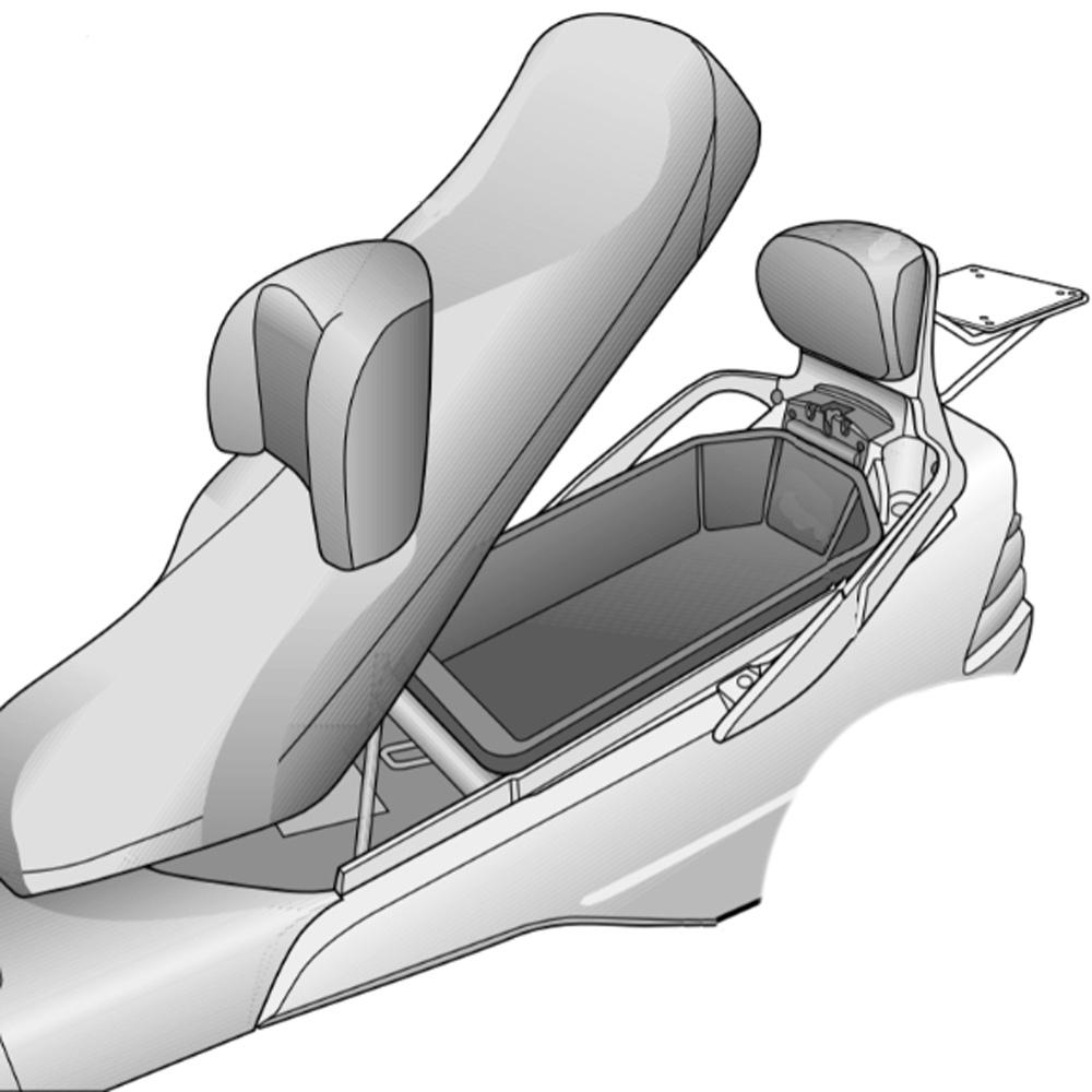 Shad Top Case Fitting Kit for Suzuki Burgman 400 (01-06) image 2