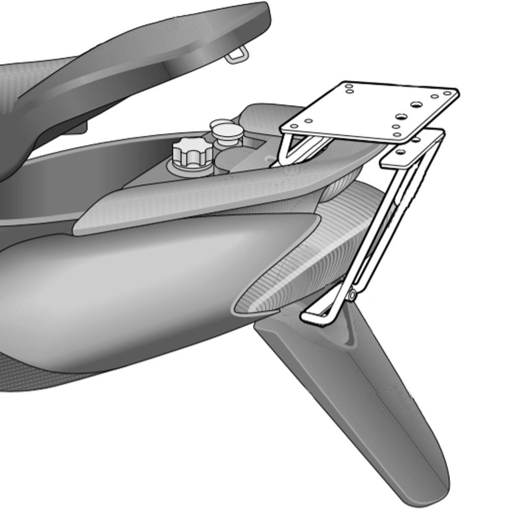 Shad Top Case Fitting Kit for Yamaha Jog II (02-18)