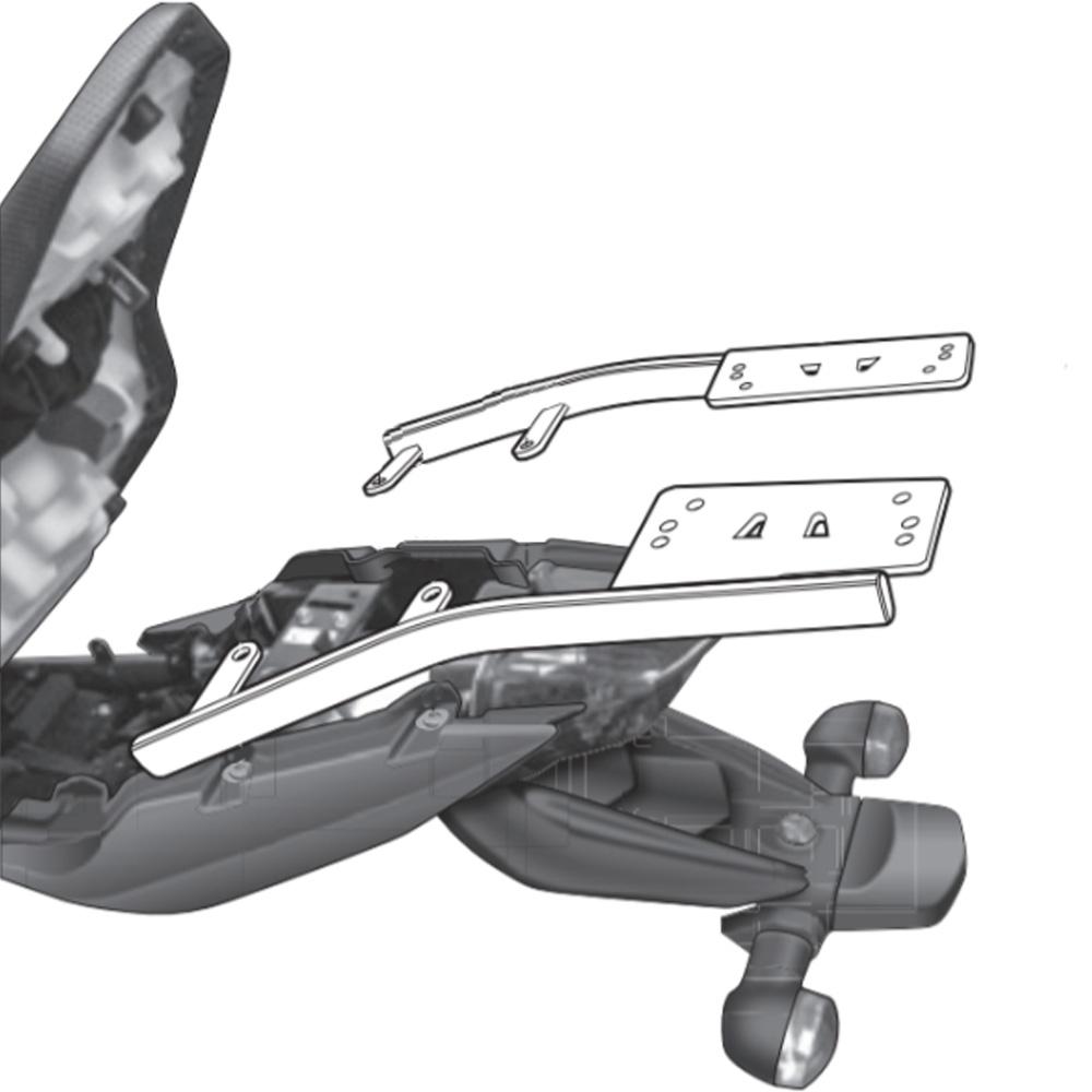 Shad Top Case Fitting Kit for Yamaha Diversion XJ 600 N ABS (09-16)