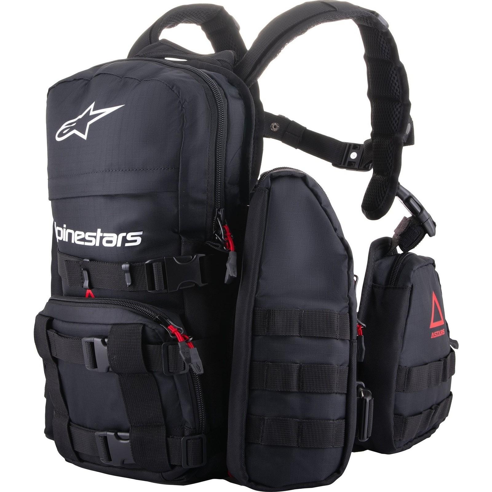Alpinestars Black/White Techdura Tactical Pack