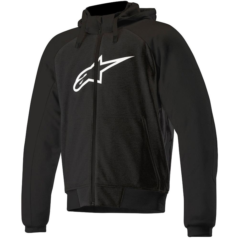 Alpinestars Black Chrome Sport Motorcycle Hoodie Xxl