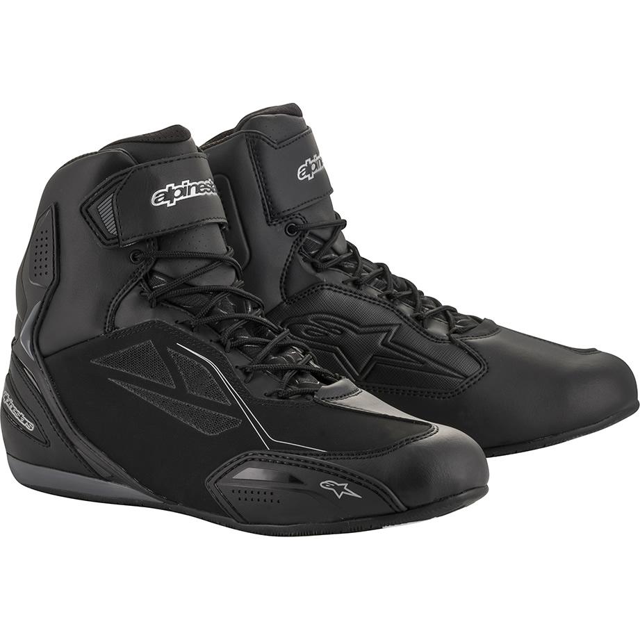 Alpinestars Women's Black Silver Stella Faster 3 Drystar Motorcycle Boots Us 5.5 (Uk 4.5)