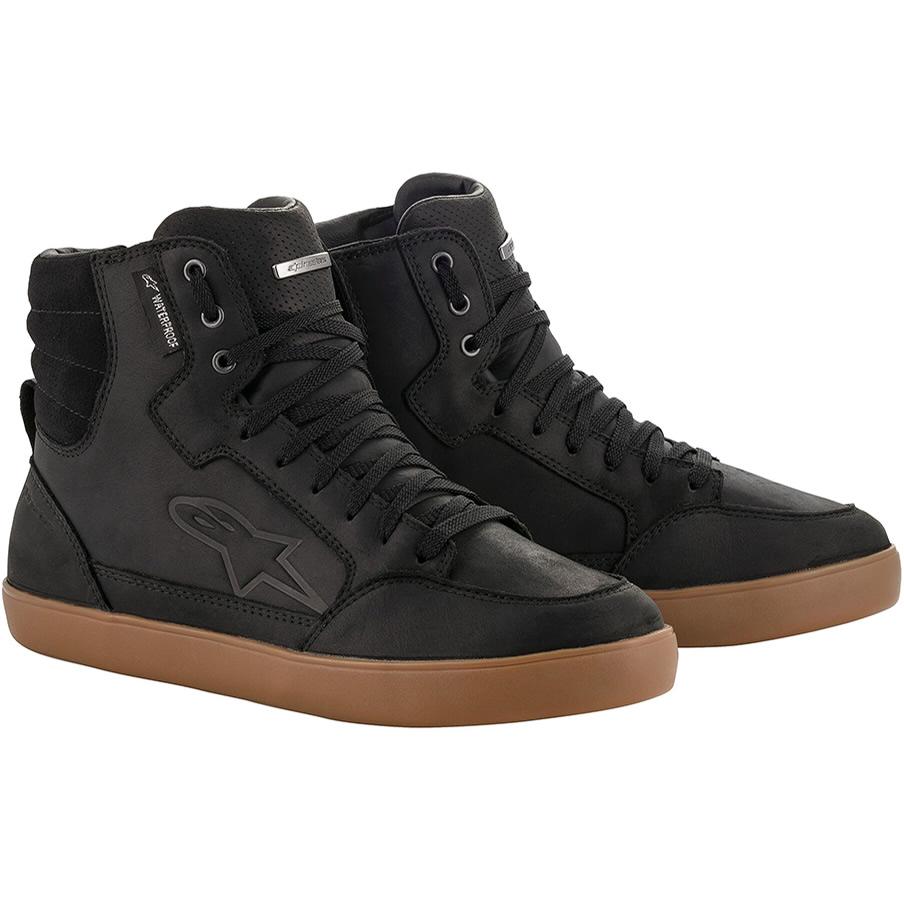 Alpinestars J-6 WP Motorcycle Boots 40 Black Gum (UK 6.5)