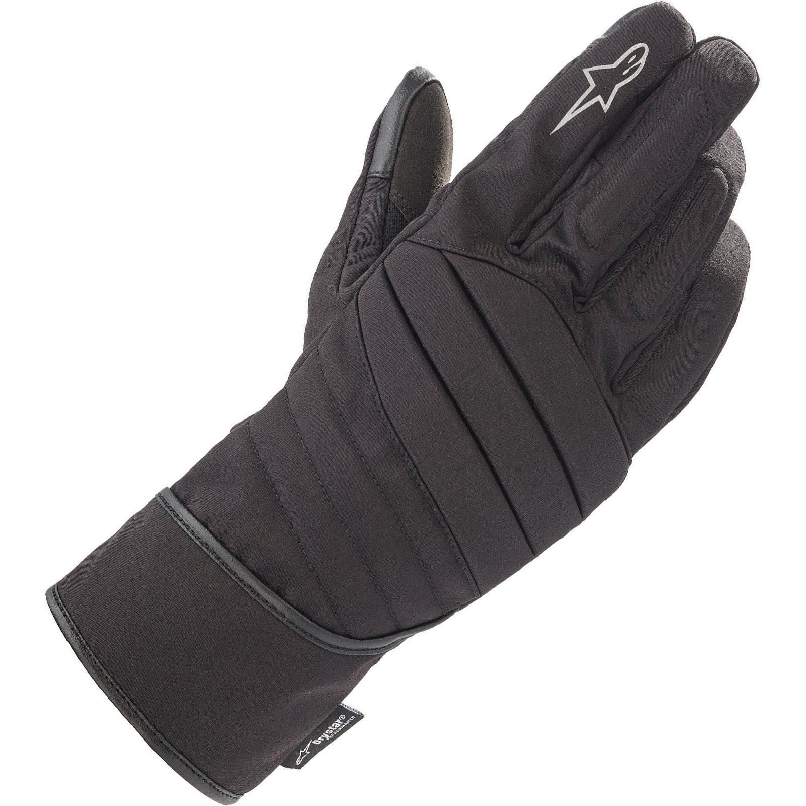 Alpinestars Black Sr-3 V2 Drystar Motorcycle Gloves L