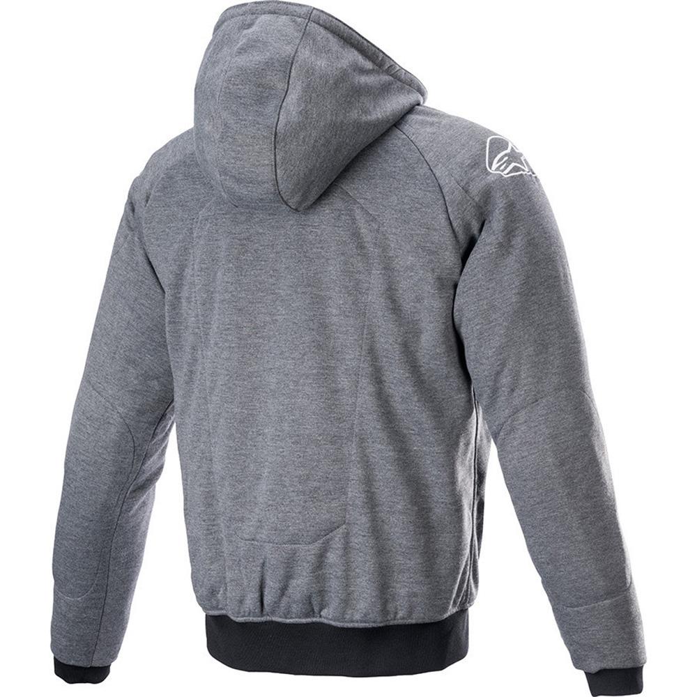 Alpinestars Chrome Ignition Motorcycle Hoodie M Melange Dark Grey White
