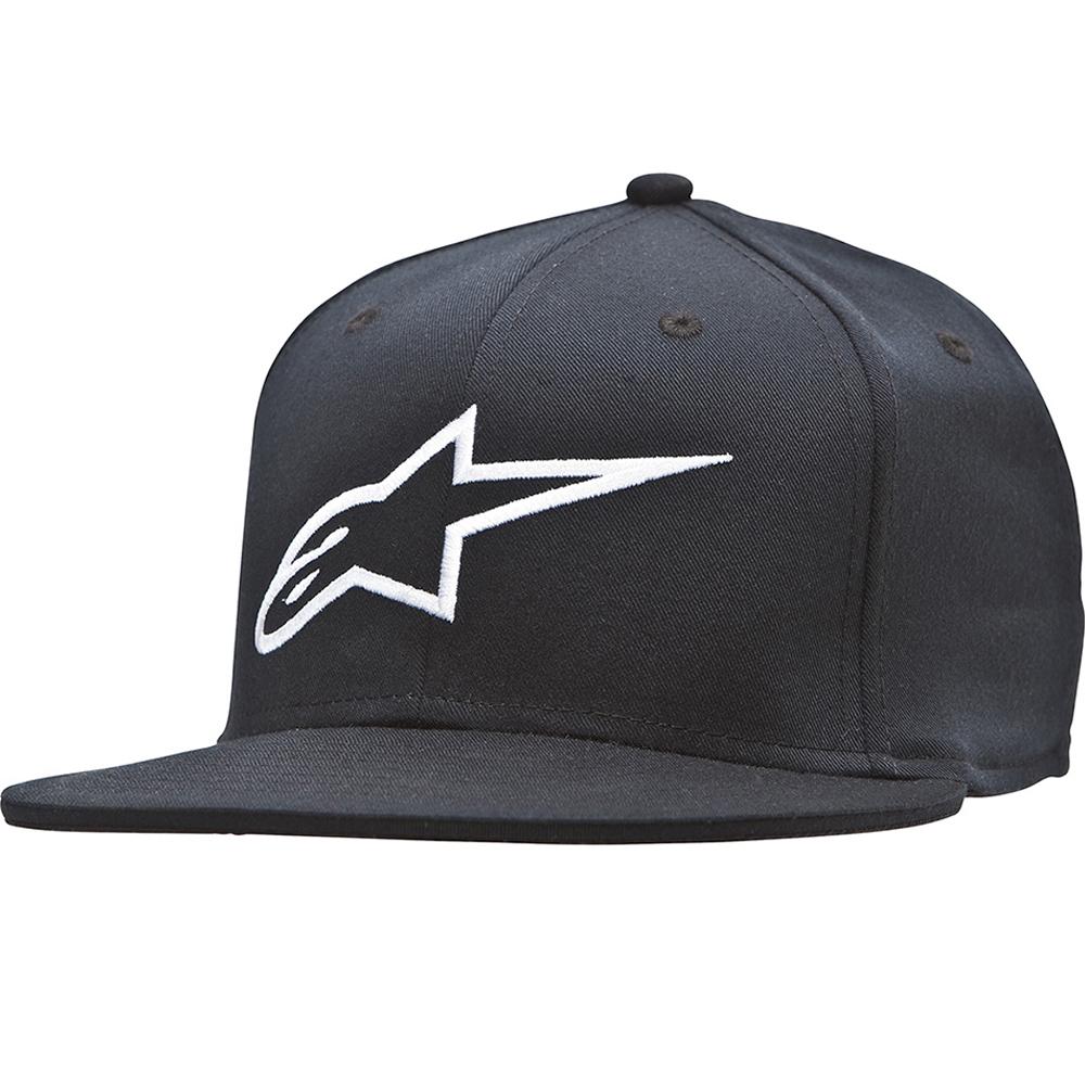 Alpinestars Black White Ageless Flat Cap S/M
