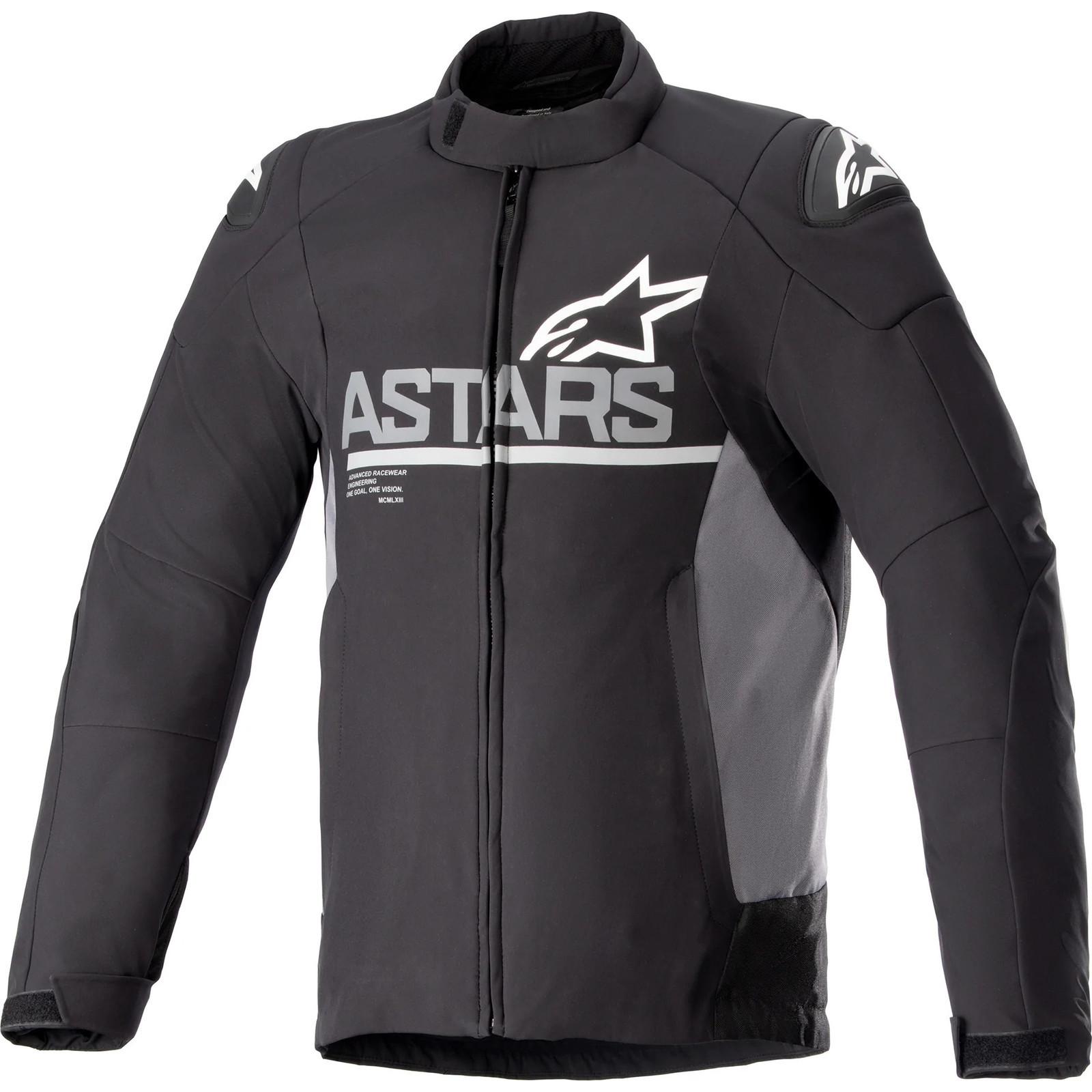 Alpinestars Black Dark Grey Smx Motorcycle Jacket Xxl