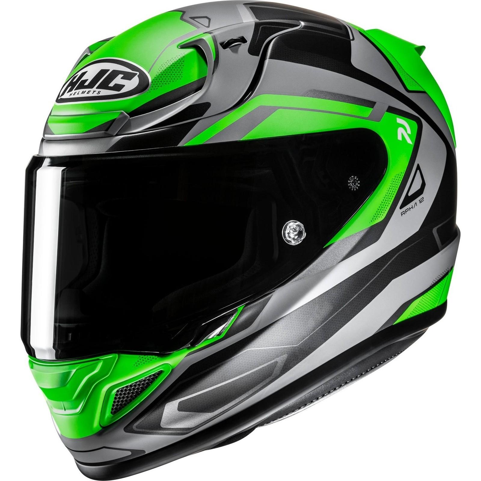 Hjc Green Rp12brgxl - Rpha 12 Brels Motorcycle Helmet Xl (Mc4hsf)