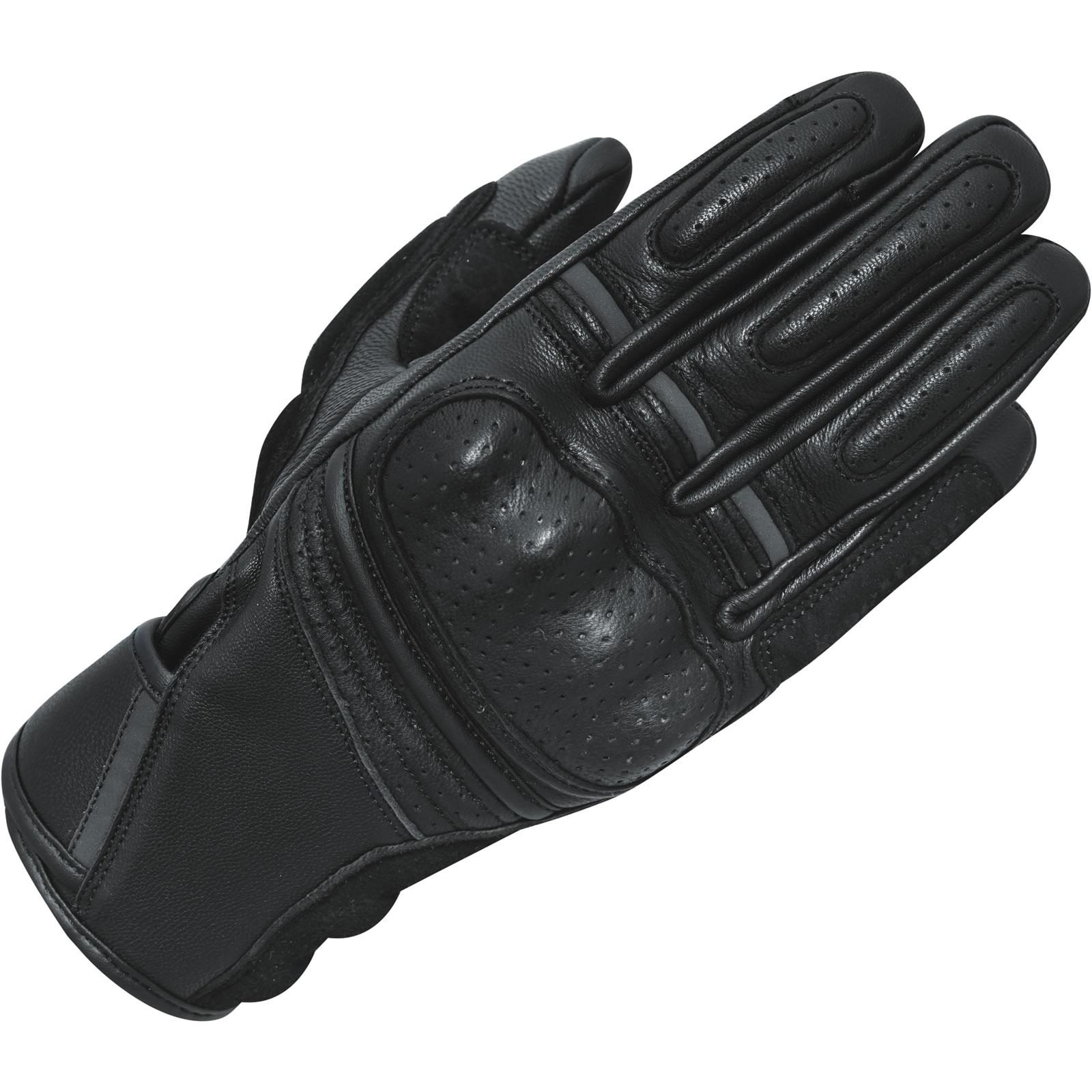 Oxford Women's Black Ontario Motorcycle Gloves L