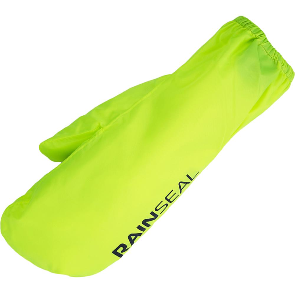 Oxford Black Fluo Yellow Rainseal Motorcycle Over Gloves S/M