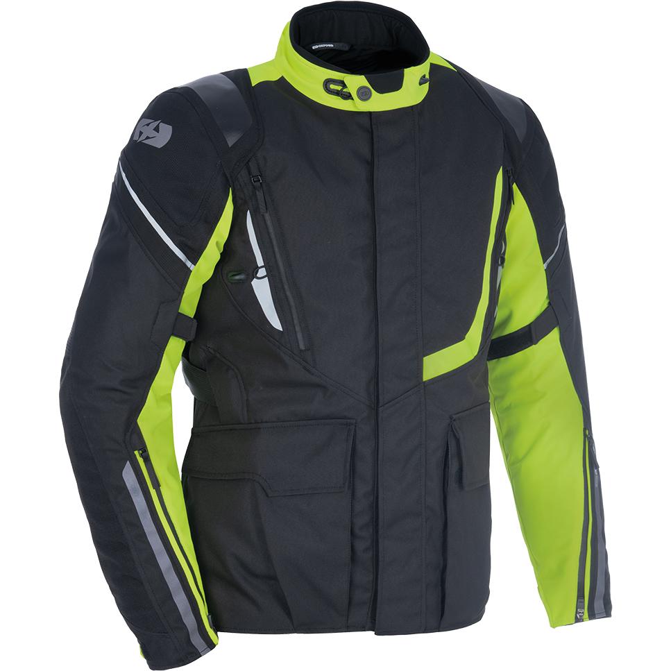Oxford Black Fluo Montreal 4.0 Dry2dry Motorcycle Jacket Xl
