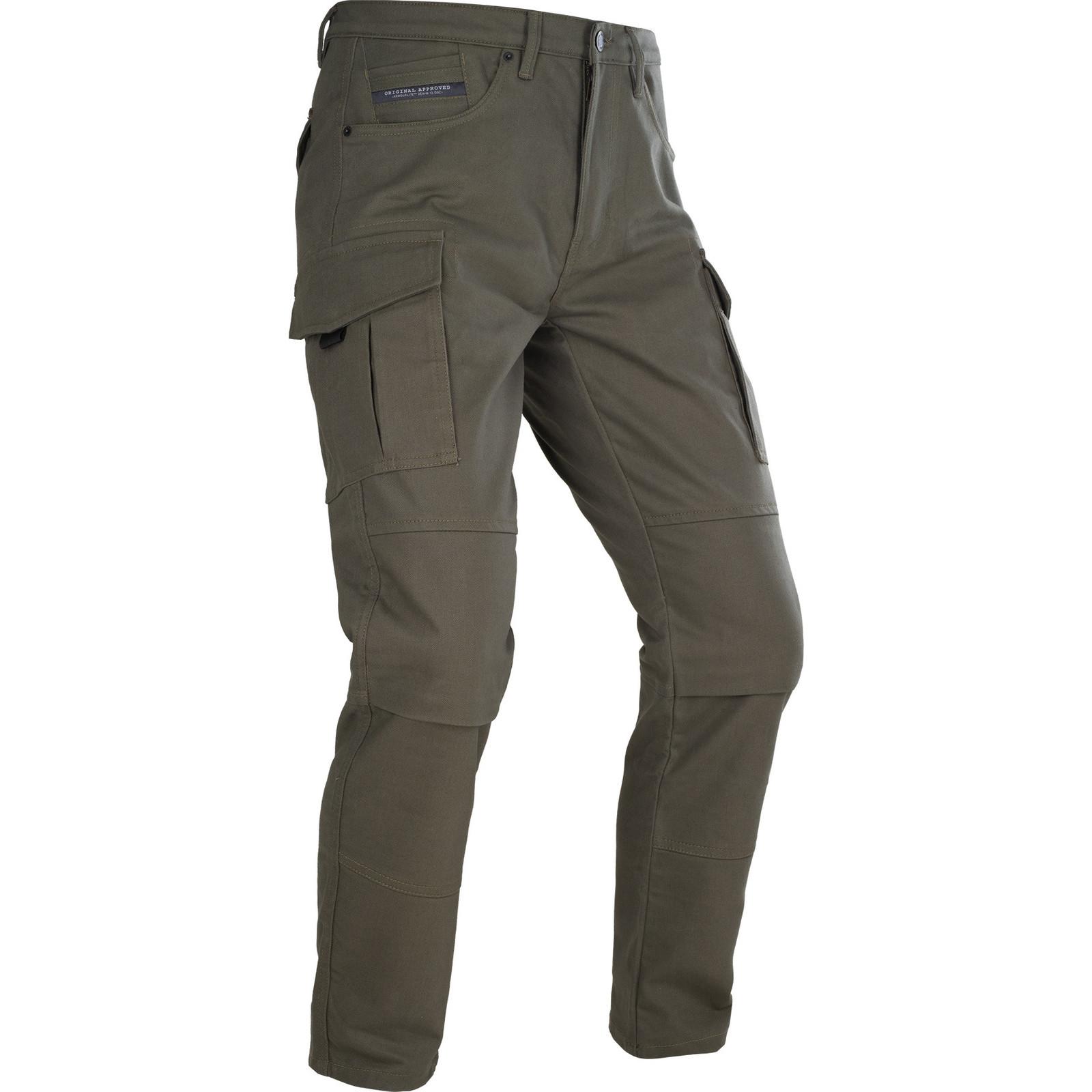 Oxford Khaki Original Approved Aa Cargo Motorcycle Trousers 40