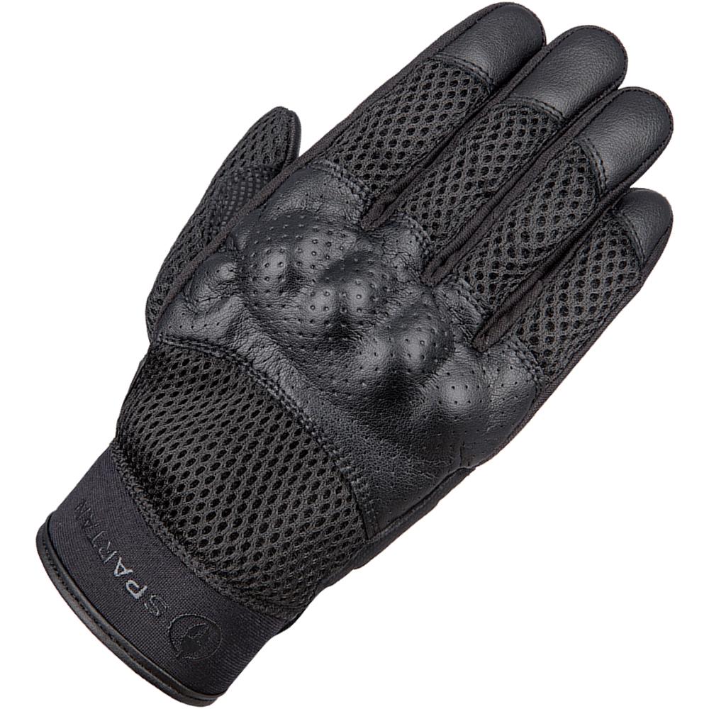 Oxford Black Spartan Air Motorcycle Gloves Xxl