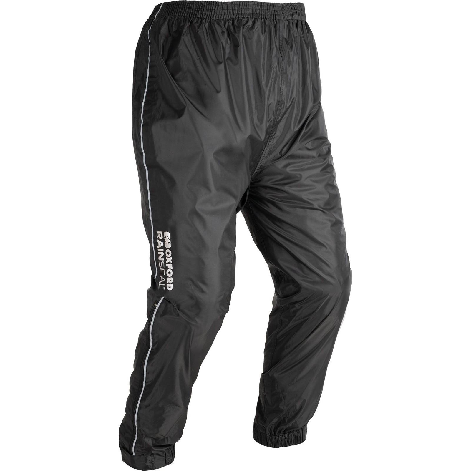 Oxford Black Rainseal Motorcycle Over Pants 6XL