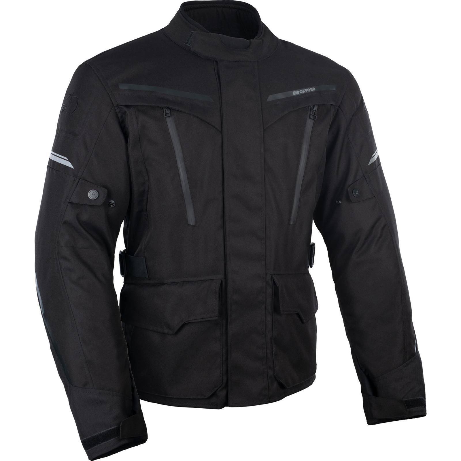 Oxford Stealth Black Metro 2.0 Motorcycle Jacket Xl