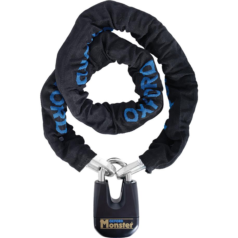 Oxford Monster 1.2M Chain & Padlock 12Mm