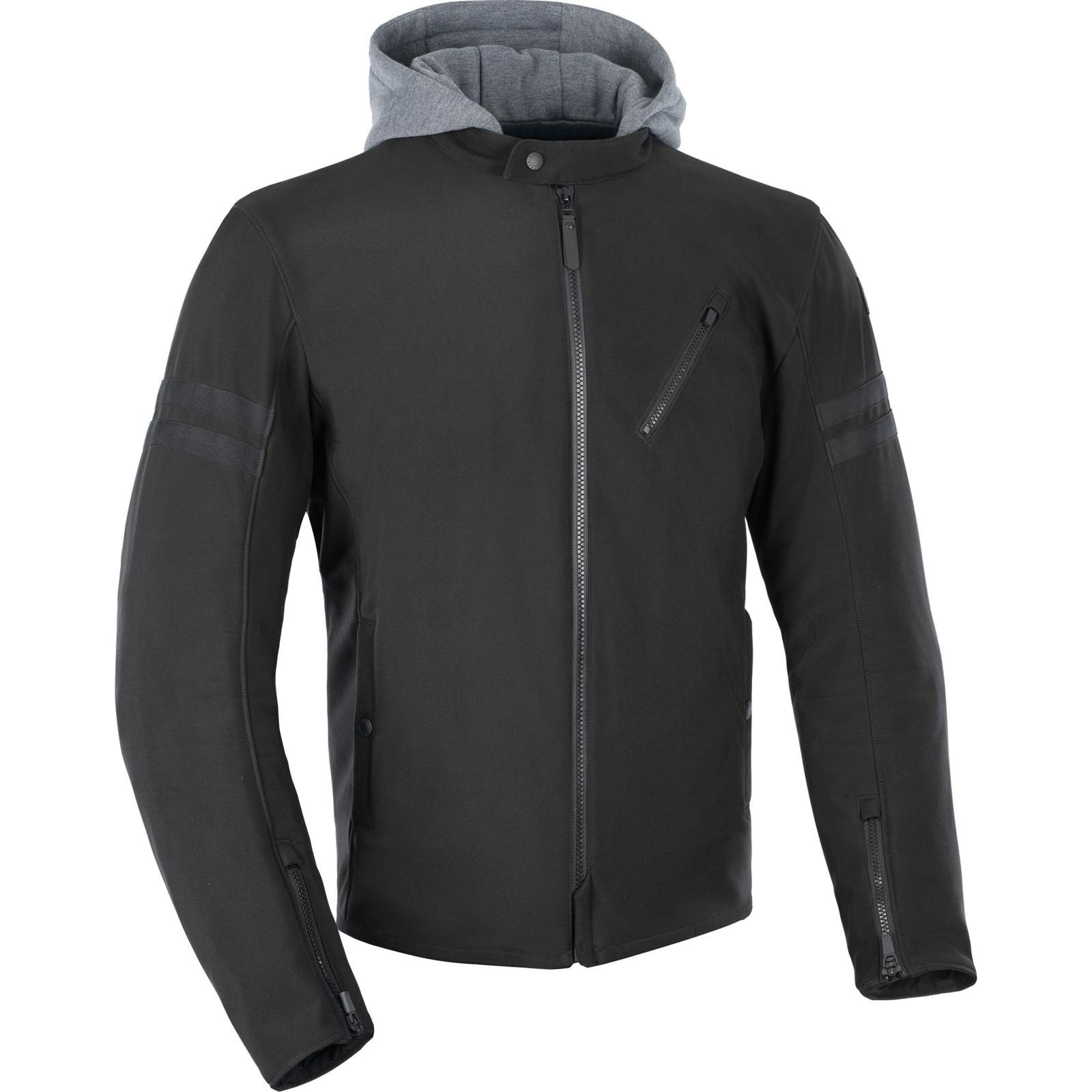 Oxford Black Faringdon Motorcycle Jacket Xxl Stealth