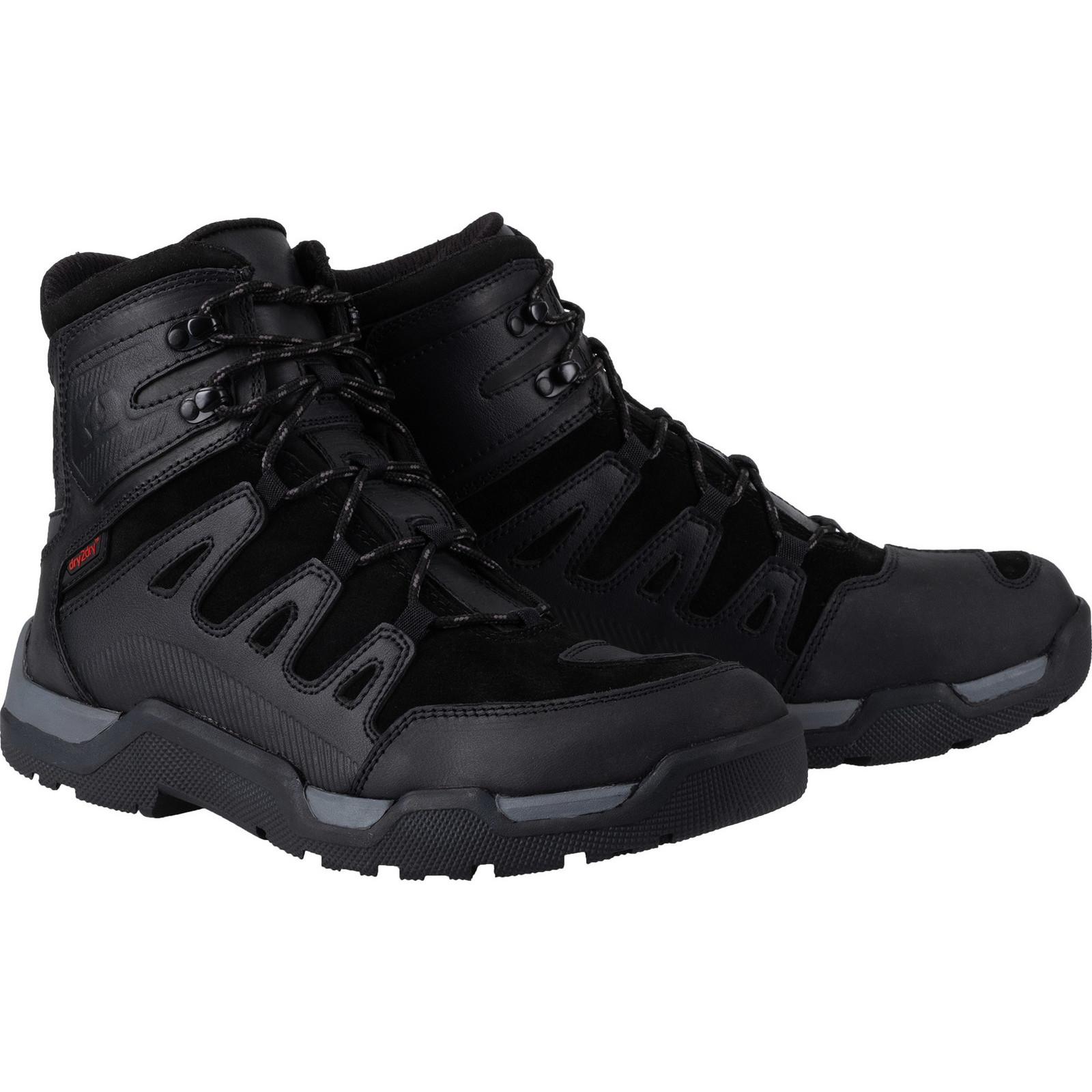 Oxford Black Canyon Dry2dry Motorcycle Boots 43 (Uk 9)