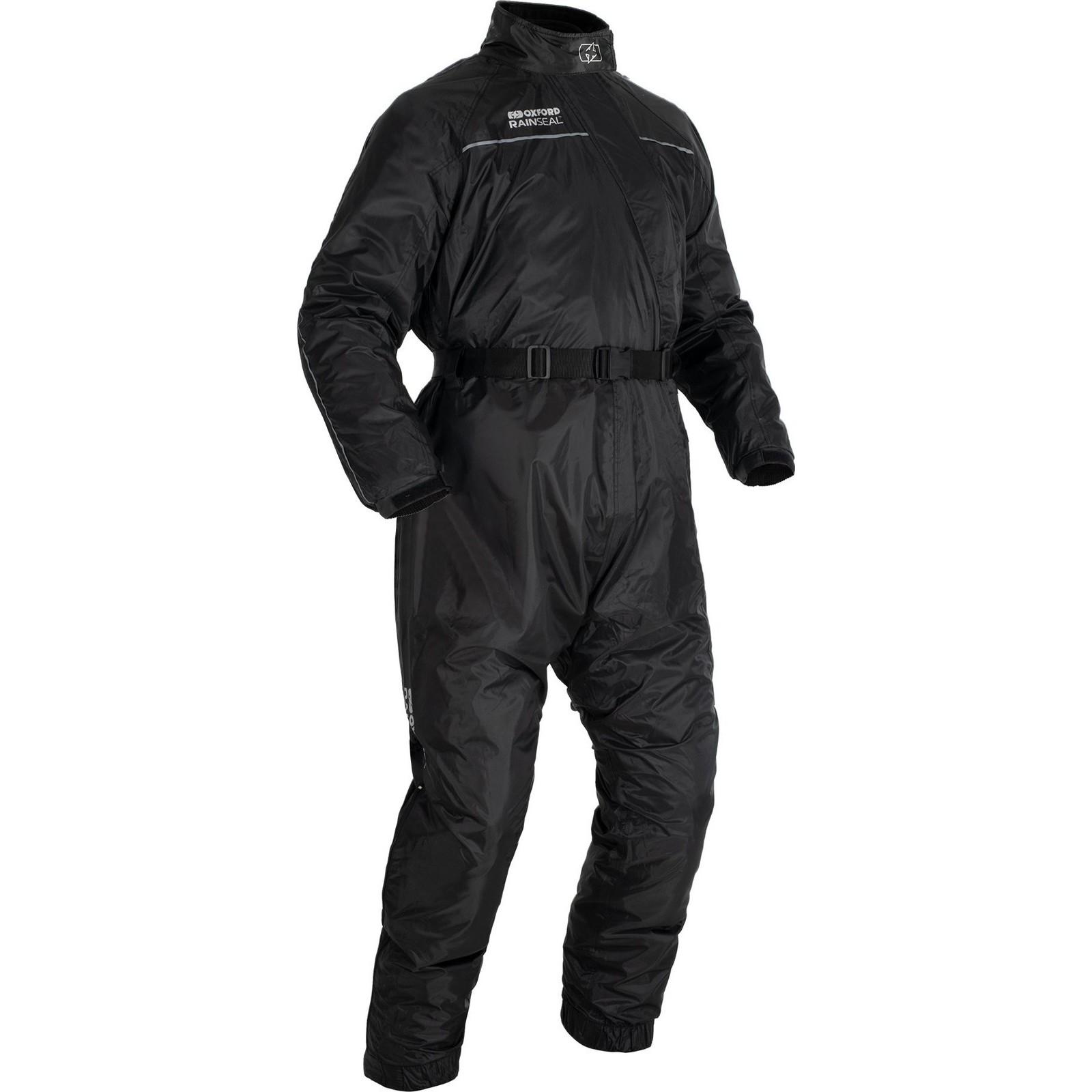 Oxford Black Rainseal 1-Piece Motorcycle Oversuit 5XL