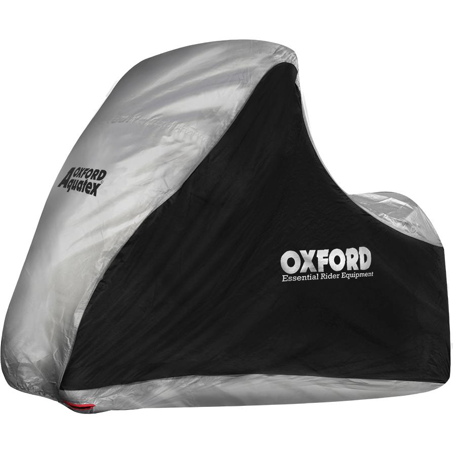 Oxford Black/Silver Aquatex Mp3/3 Wheeler Motorcycle Cover
