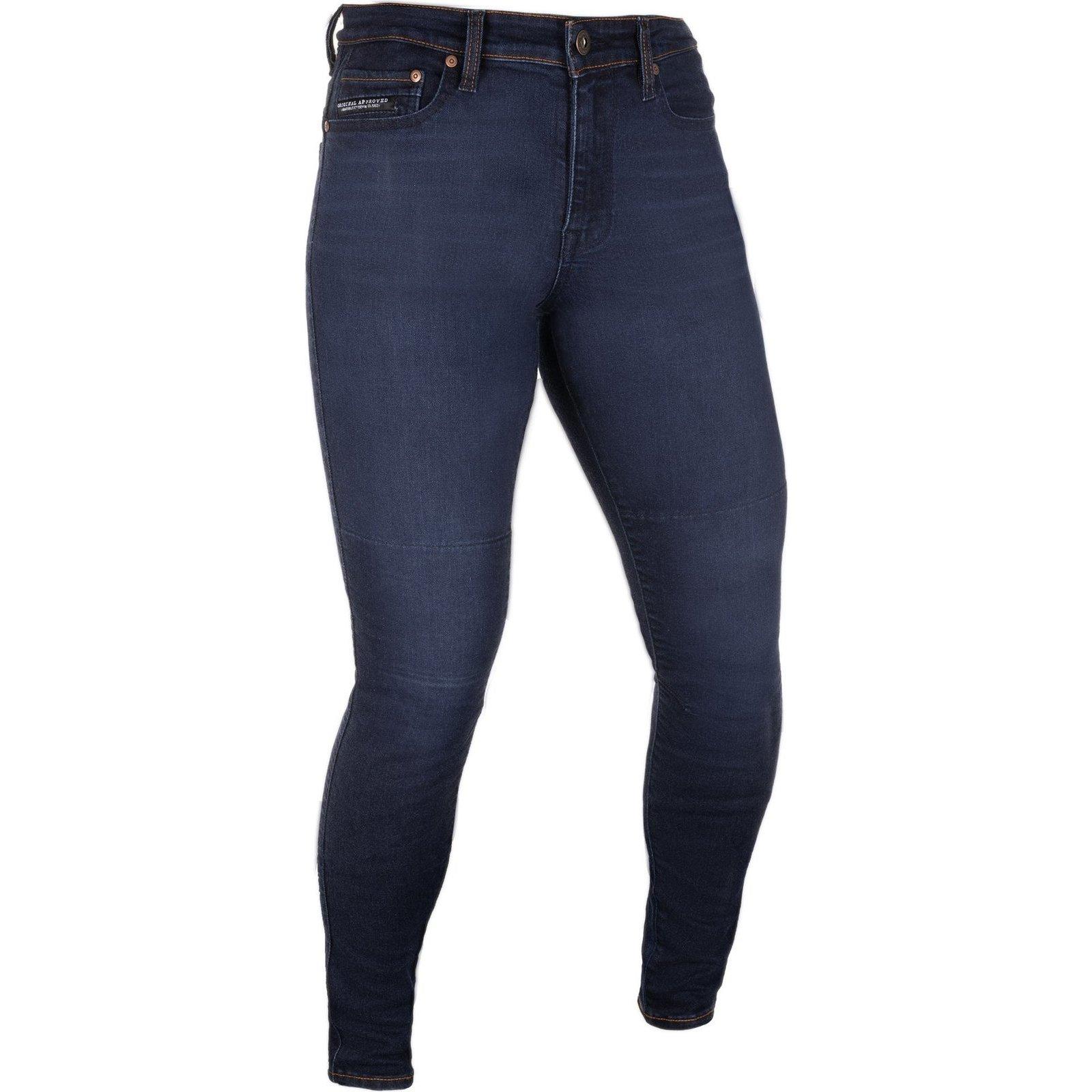 Oxford Women's Indigo Original Approved Aa Sofia Slim Motorcycle Jeans 12 Standard