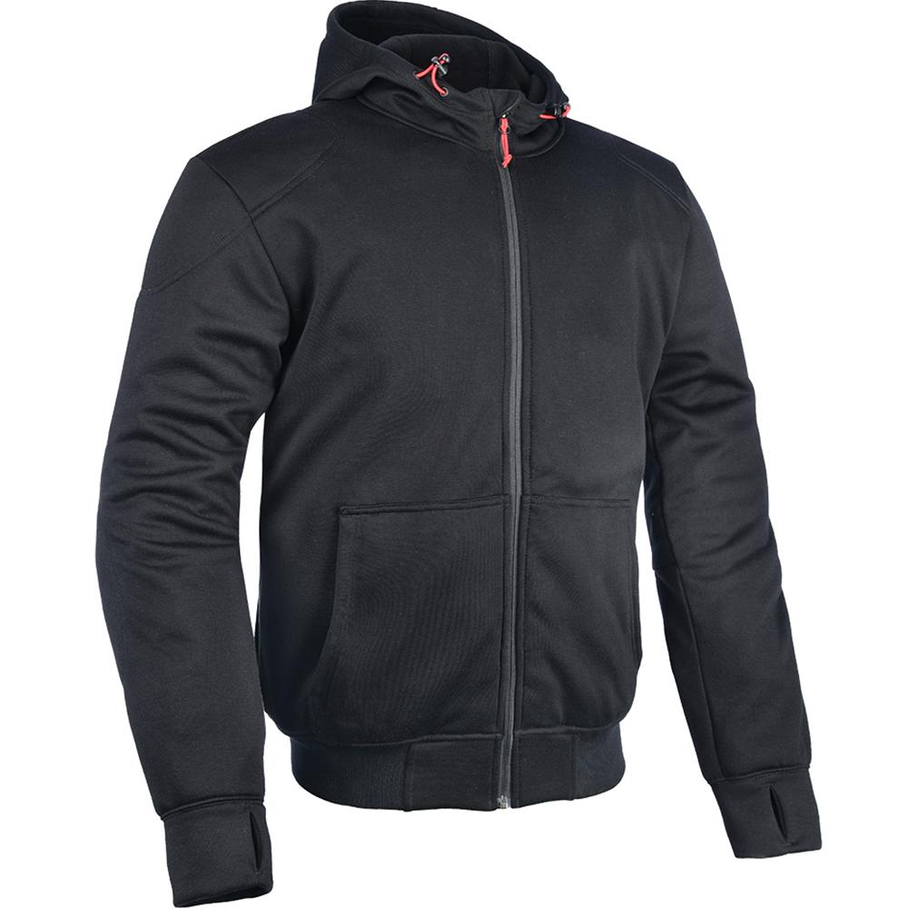 Oxford Men's Tech Black Super 2.0 Motorcycle Hoodie M