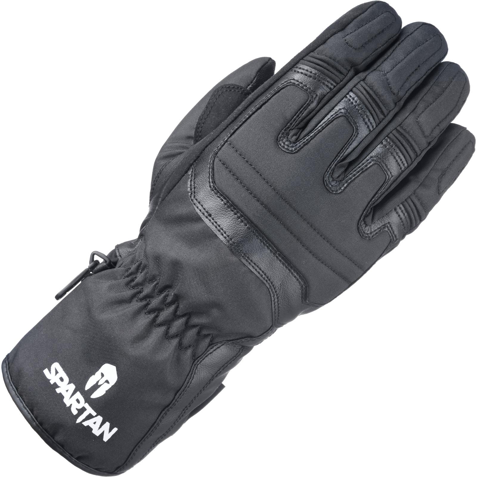 Oxford Black Spartan Motorcycle Gloves S