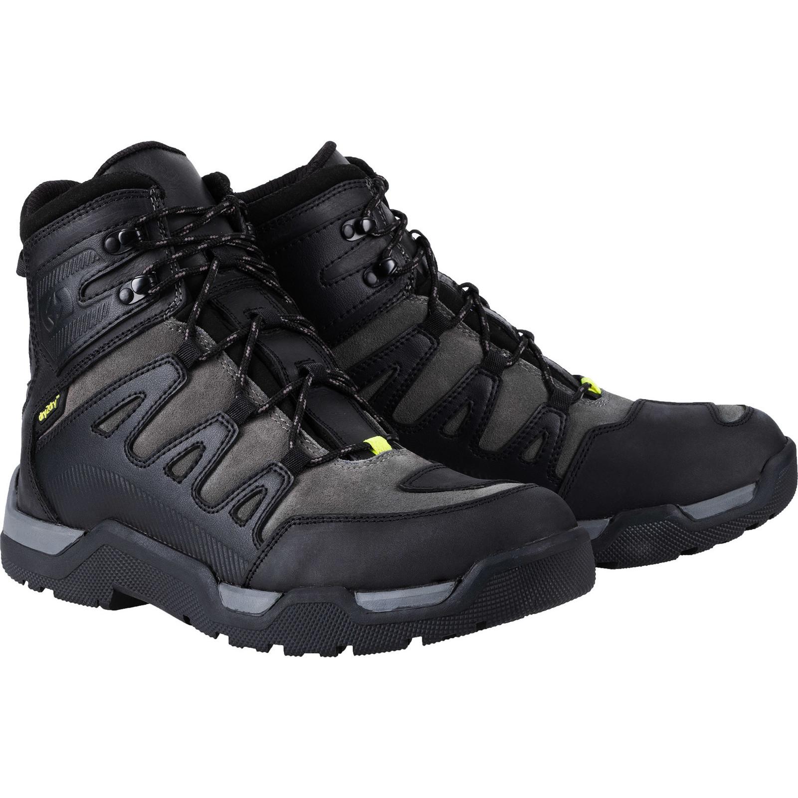 Oxford Black/Grey Canyon Dry2dry Motorcycle Boots 40 (Uk 6.5)