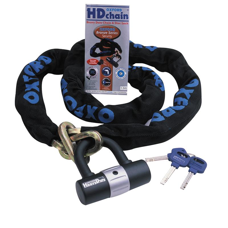 Oxford Hd Chain & Lock 1.0M / 9.5Mm