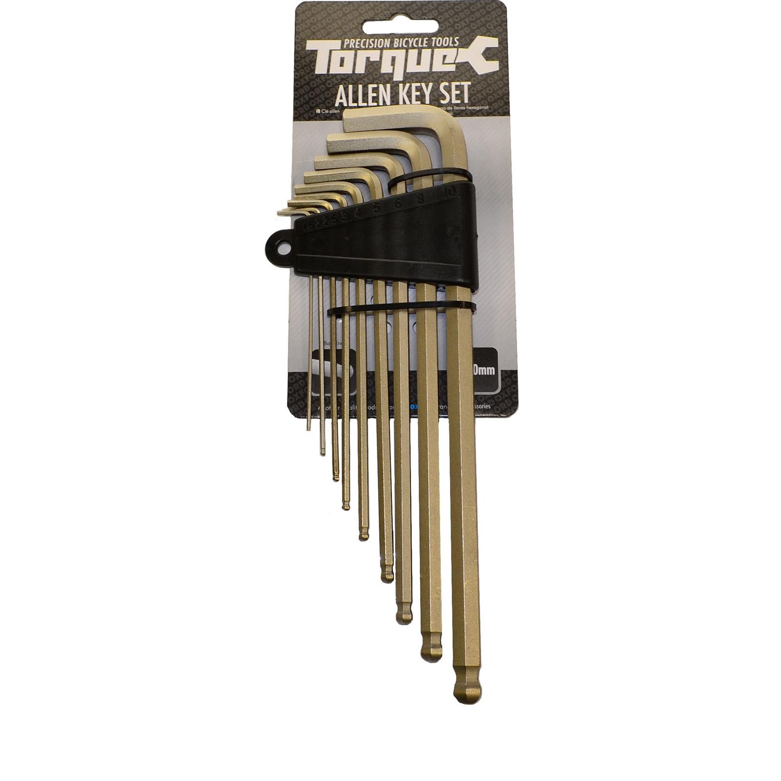 Oxford Black Torque Allen Key Set