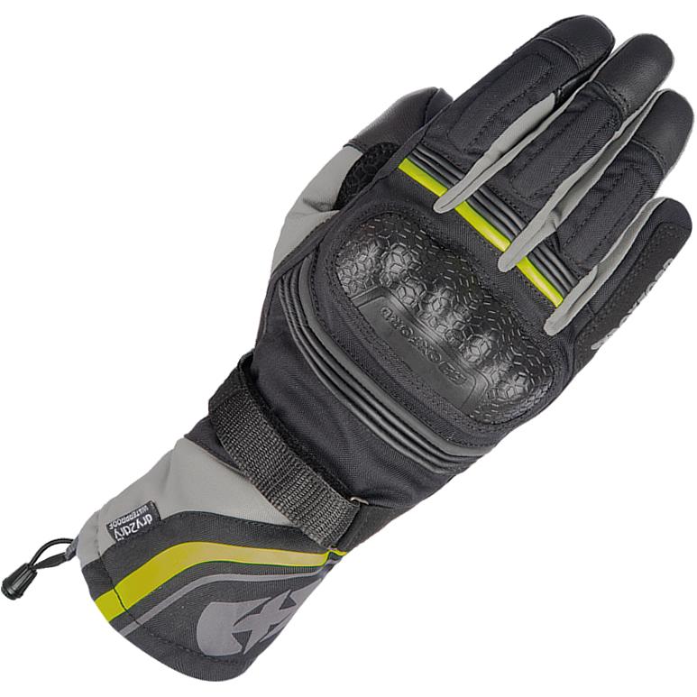 Oxford Black Grey Fluo Montreal 4.0 Dry2dry Motorcycle Gloves L