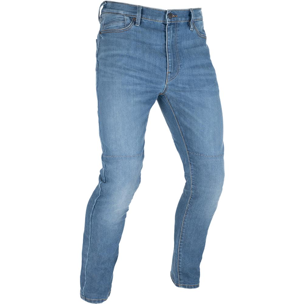 Oxford Original Approved AA Slim Mid Blue Motorcycle Jeans (W36) (L32)