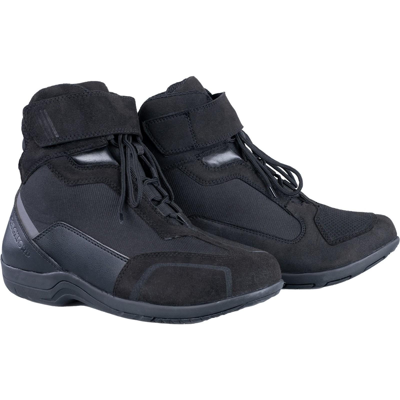 Oxford Black Spartan Air Motorcycle Boots 47 (Uk 13)