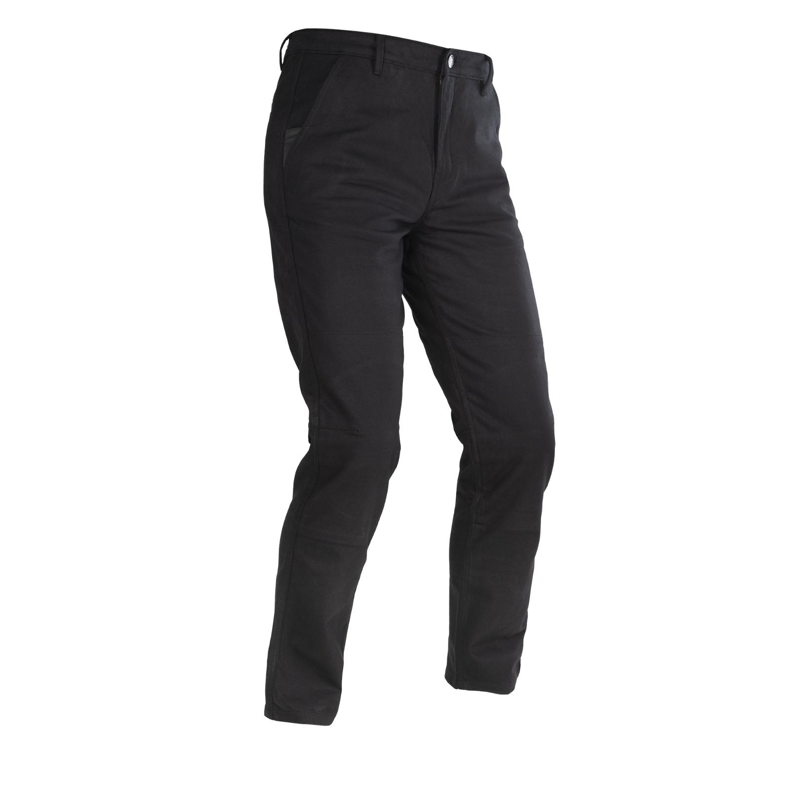 Oxford Original Approved AA Chino Motorcycle Trousers 32 Black