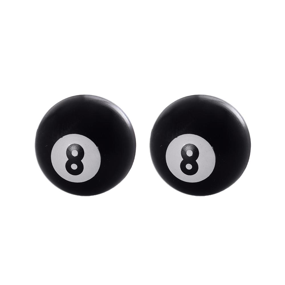 Oxford Black No 8 Ball Valve Caps