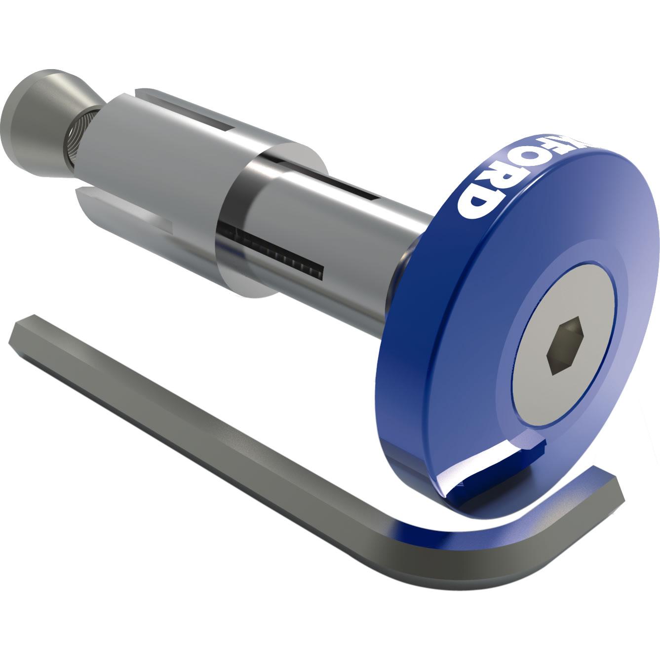Oxford Aluminium Motorcycle Bar Ends 2 Blue