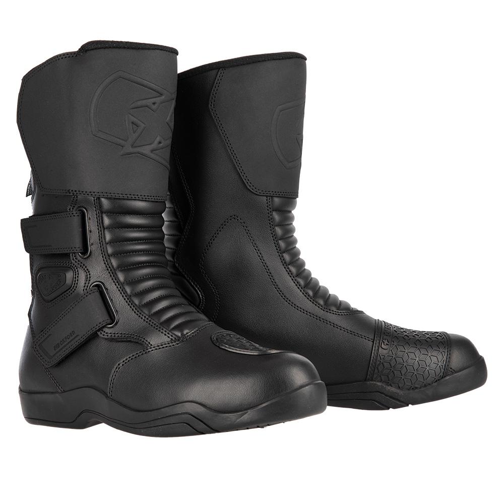 Oxford Black Delta Motorcycle Boots 44 (Uk 10)