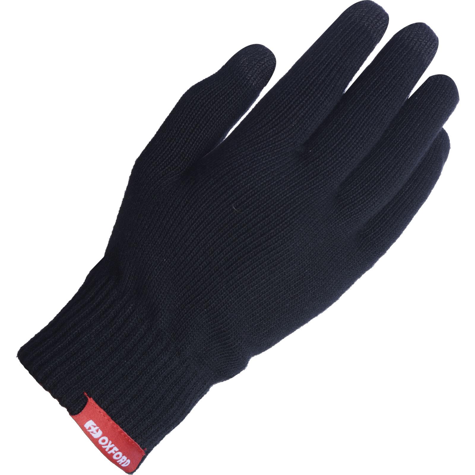 Oxford Black Thermolite Inner Gloves L/Xl