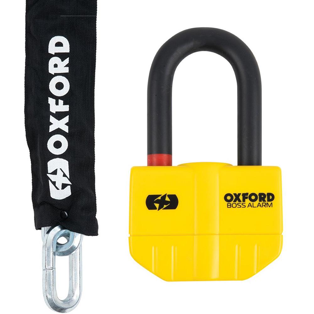 Oxford Hex Chain 14.5 Mm X 2.0 M & Boss Alarm Disc Lock 14 Mm (Of3)