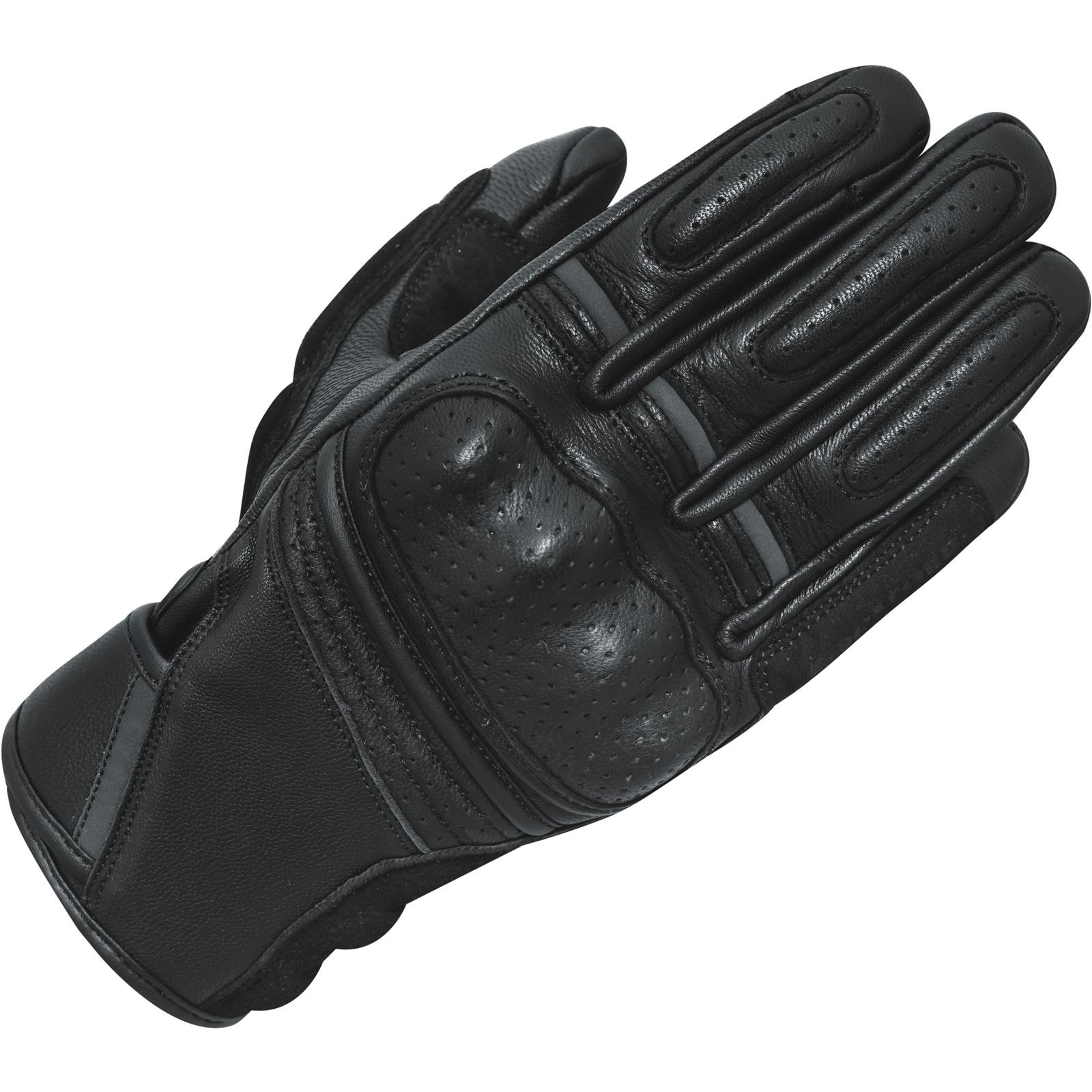 Oxford Black Ontario Motorcycle Gloves S