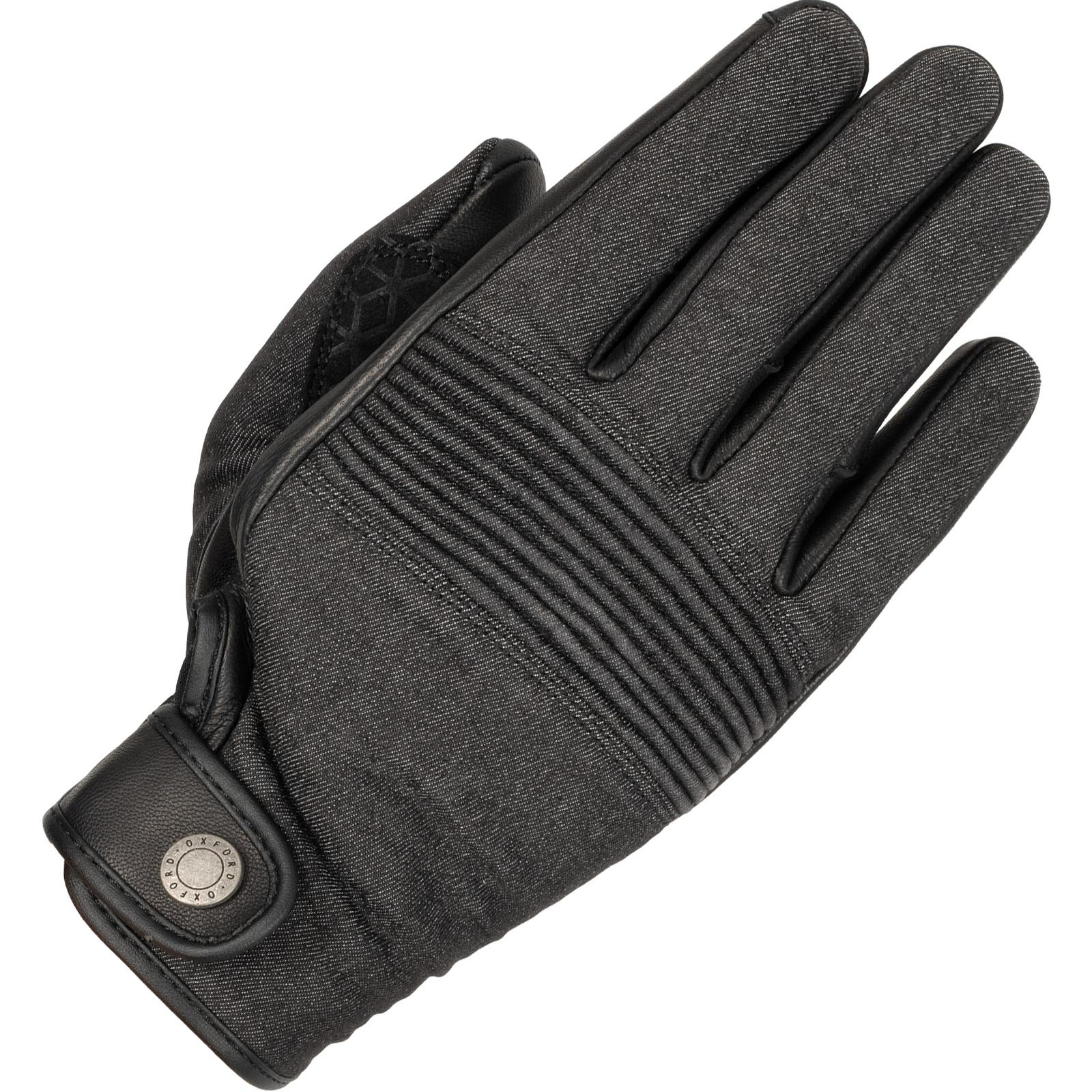Oxford Charcoal Grey Kickback Motorcycle Gloves L