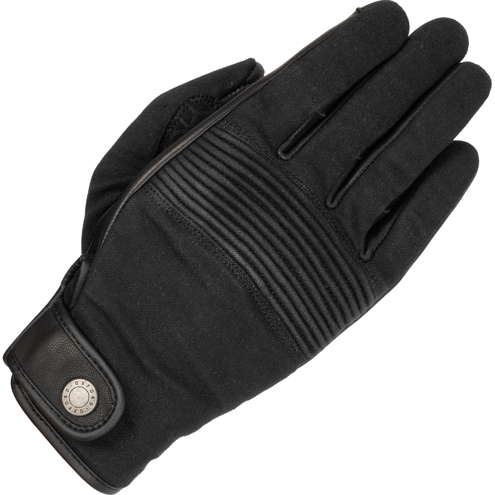 Oxford Black Kickback Motorcycle Gloves L