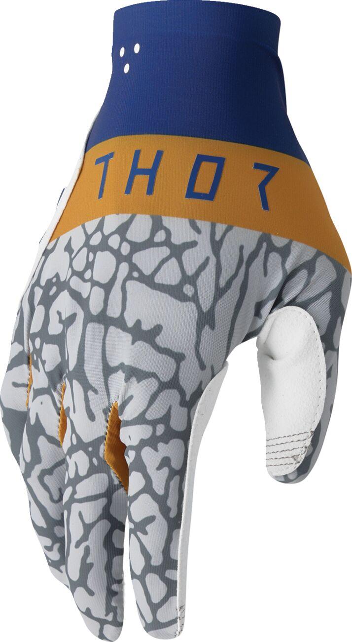 3330-8240 - Thor Sportmode Gloves X-Large - Copper/Grey/Navy/White