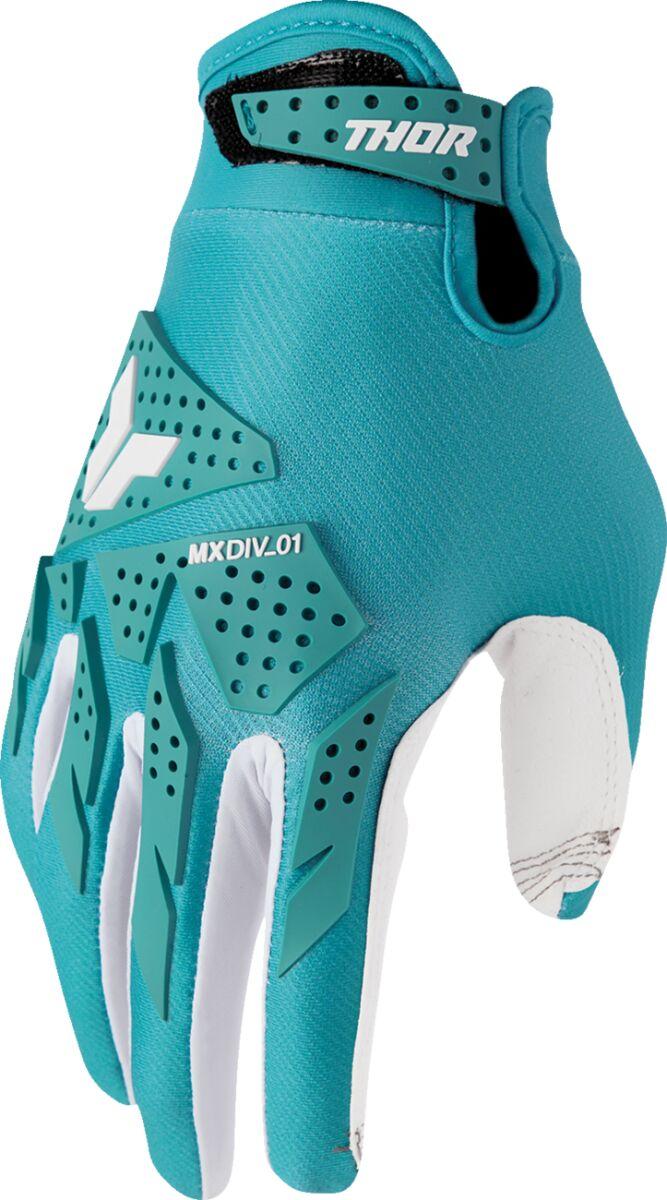 3331-0294 - Thor Womens Launchmode XP Gloves Large - Aqua/White