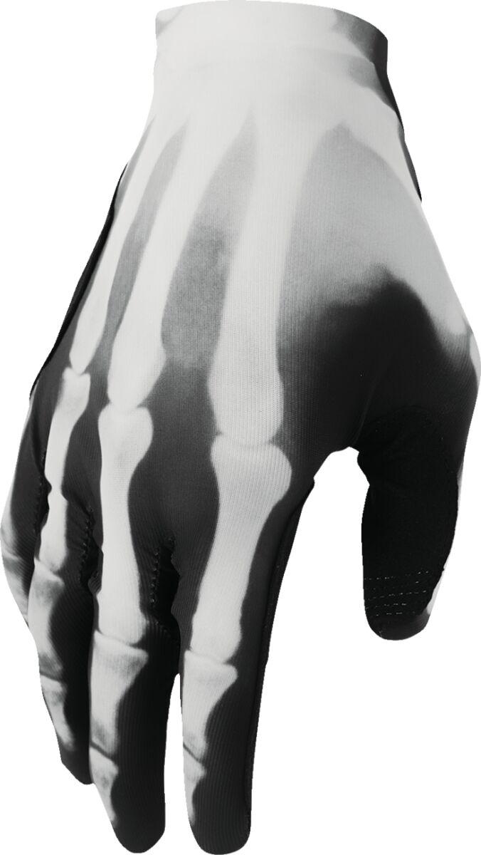 3330-8291 - Thor Sportmode Gloves Medium - Black/Grey/White