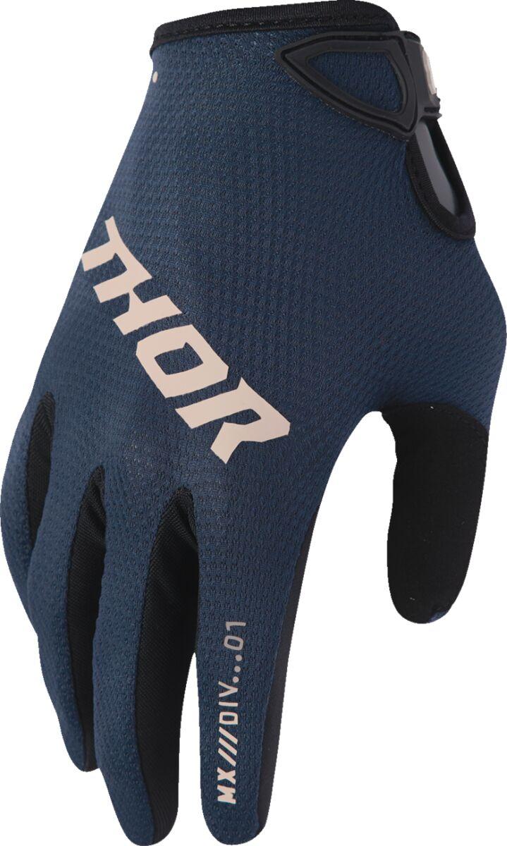 3331-0304 - Thor Womens Ridemode Static Gloves Small - Black/Midnight