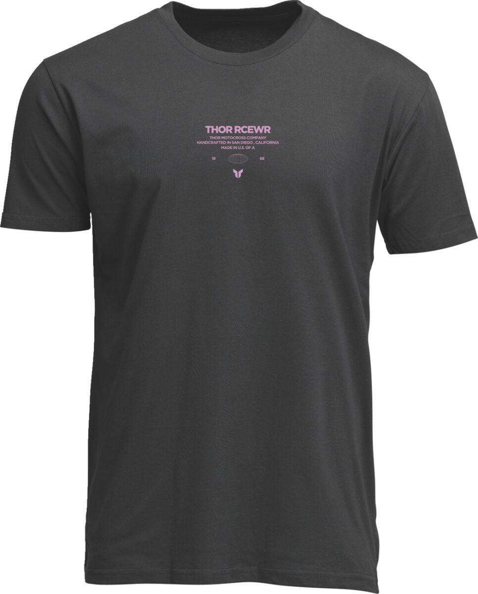 3030-25130 - Thor Mens Adult Signature T-Shirt X-Large - Coal/Purple