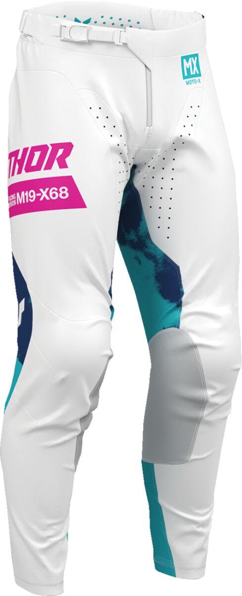 2901-12319 - Thor Launchmode Bleach Pants 42 - White/Aqua