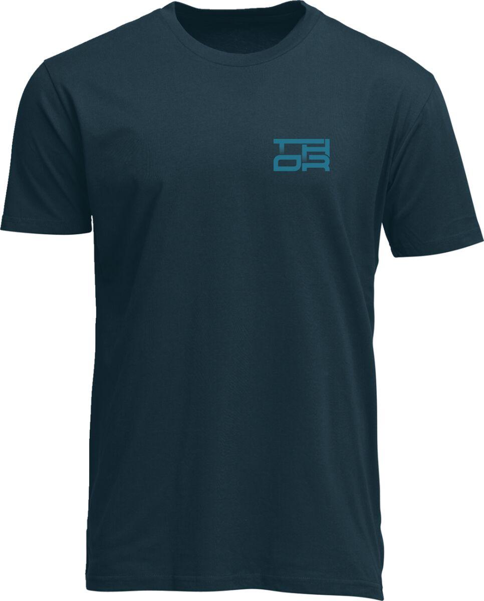3030-25082 - Thor Mens Adult Section T-Shirt Small - Blue/Navy/Off-White