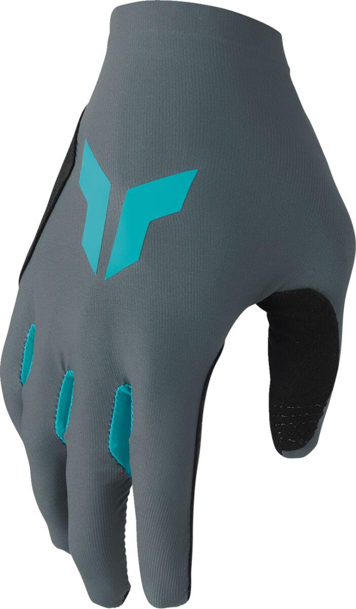 3331-0281 - Thor Womens Sportmode Gloves Medium - Aqua/Black/Grey
